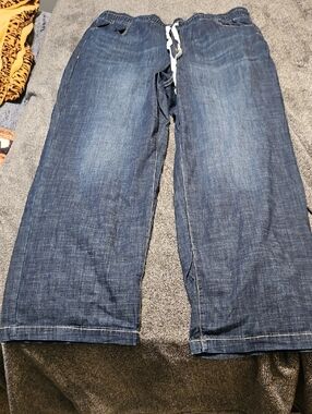 Lane Bryant Mid Rise Wide Leg Jeans